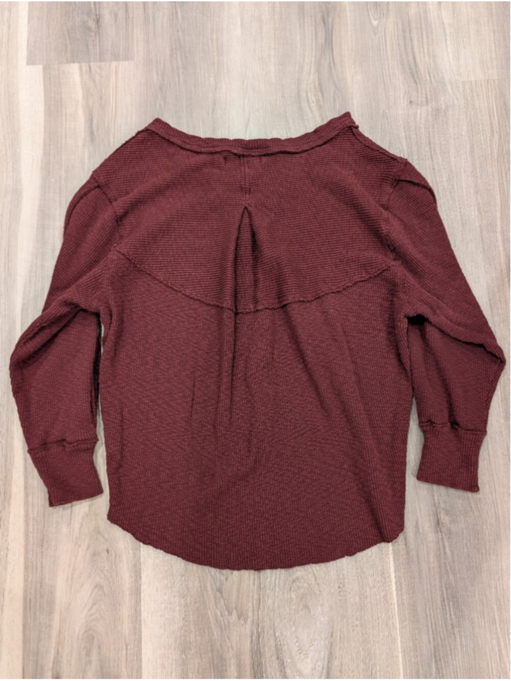 Free People | We The Free OG Long Sleeve Tee In Cherry Cola - Picture 7 of 13